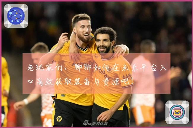 老玩家们，聊聊如何在米乐平台入口高效获取装备与资源吧！